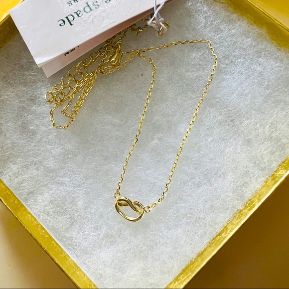 Kate Spade Loves Me Knot Mini Pendant Necklace